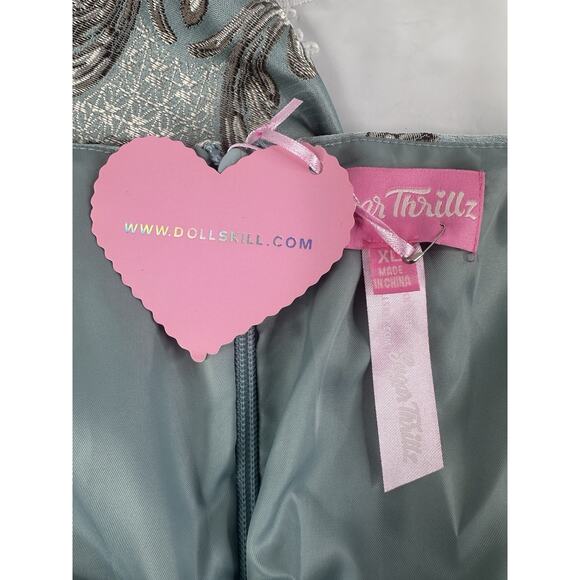 Doll Kill Sugar Thrillz Halloween Costume Cosplay Renaissance Lingerie Dress XL - Picture 9 of 10